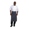 Whites Bistro Apron Blue/White Butchers Stripe