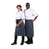 Whites Bistro Apron Blue/White Butchers Stripe
