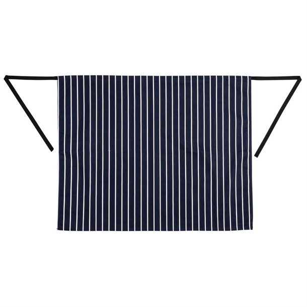 Whites Bistro Apron Blue/White Butchers Stripe