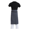Whites Bistro Apron Blue/White Butchers Stripe