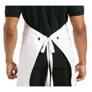 Whites Bib Apron Polycotton White XL