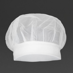 Whites Unisex Comfy Hair Net Hat White
