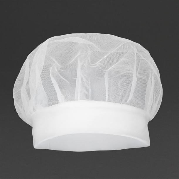 Whites Unisex Comfy Hair Net Hat White