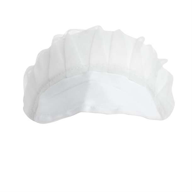 Whites Peaked Hair Net Hat White