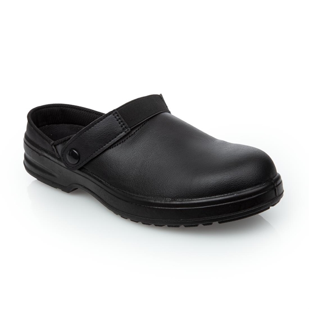 Slipbuster Cryzon Safety Chef Clogs Black