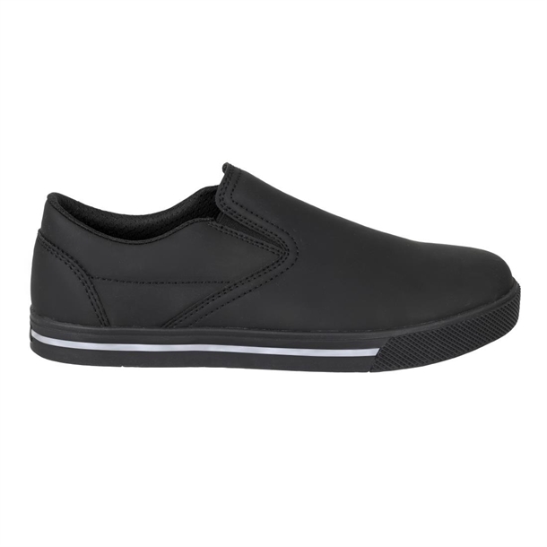 Slipbuster Microfibre Slip-on Shoe Matte Black