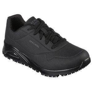 Skechers Uno SR Sutal Mens Work Shoe -  Black