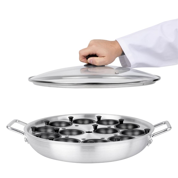 Vogue Aluminium Egg Poacher 350mm