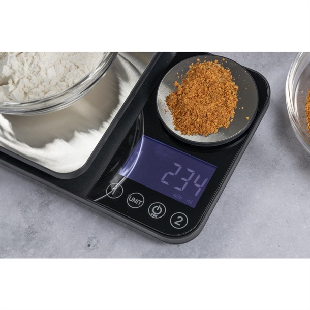 Cuisena 2 in 1 Scale 5kg Silver