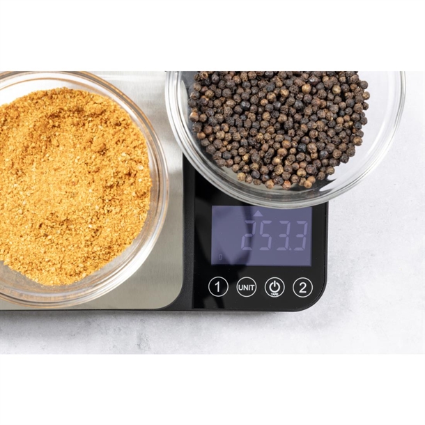 Cuisena 2 in 1 Scale 5kg Silver