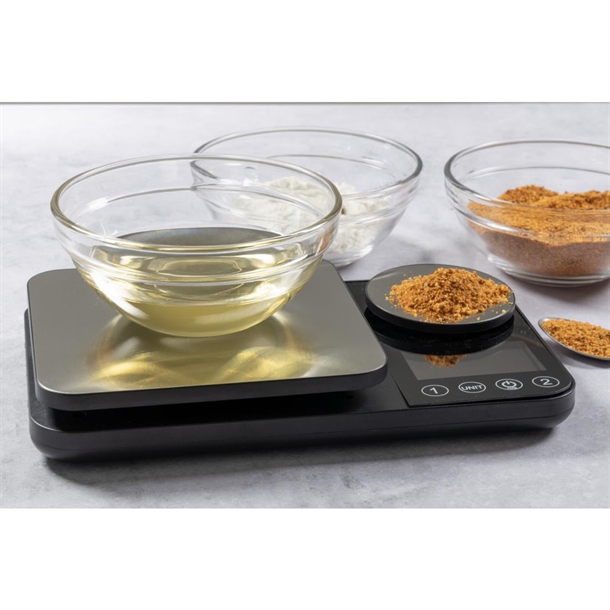 Cuisena 2 in 1 Scale 5kg Silver