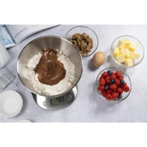 Cuisena 5kg Kitchen Scale with Bowl Stainless Steel