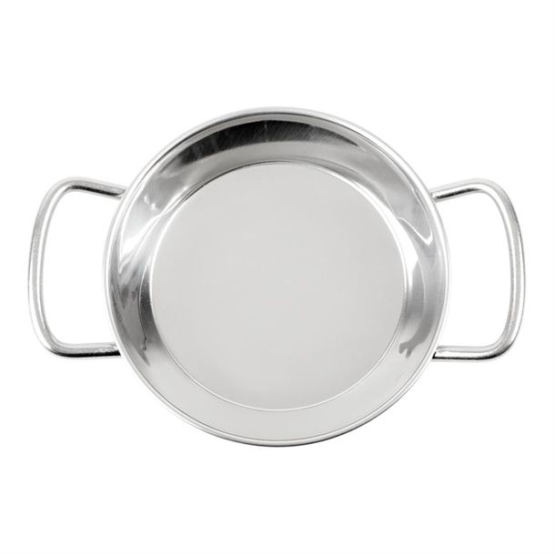 Olympia Table Presentation Mini Paella Pan Stainless Steel 120mm
