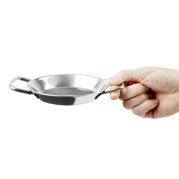 Olympia Table Presentation Mini Paella Pan Stainless Steel 120mm