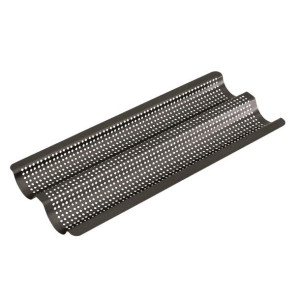 BakeMaster Non-Stick Perfect Crust Baguette Tray