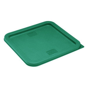 Hygiplas Square Food Storage Container Lid Green Medium