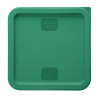 Hygiplas Square Food Storage Container Lid Green Medium