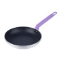 Hygiplas Aluminium Non-stick Teflon Platinum Plus Frying Pan with Purple Handle 240mm