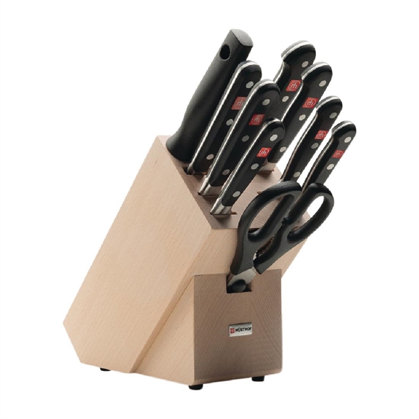 Wusthof Classic Knife Block Set 10 Piece