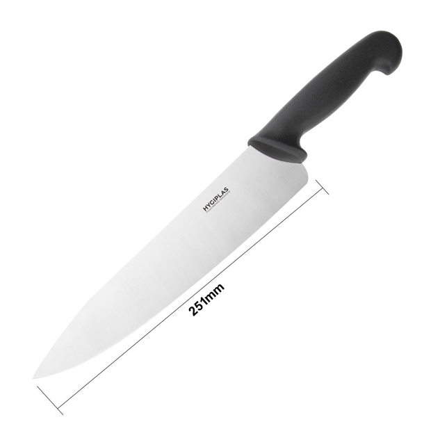 Hygiplas Chef Knife Black 250mm