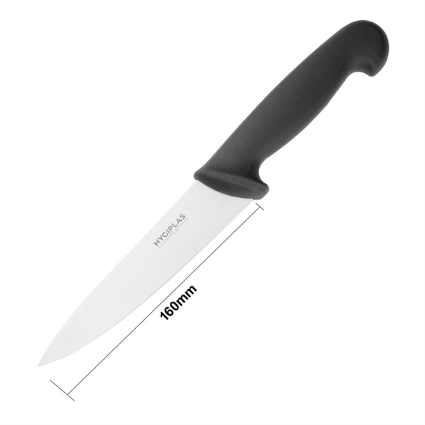 Hygiplas Chef Knife Black 160mm