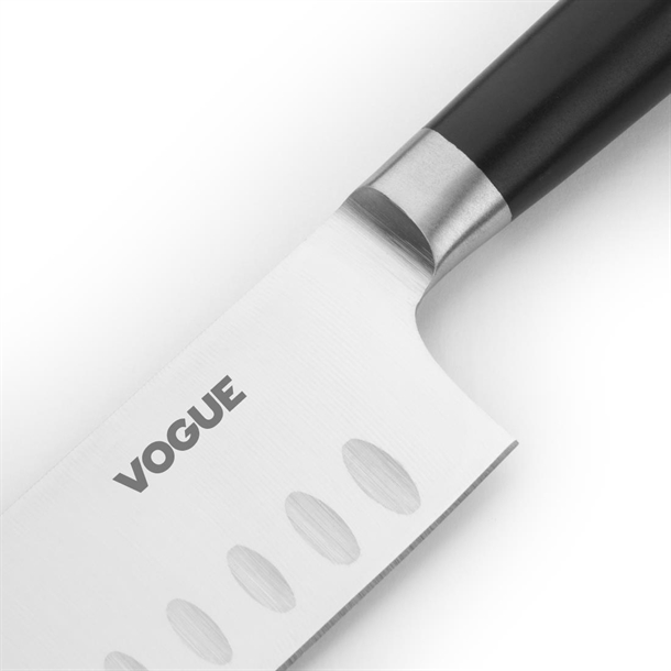 Vogue Bistro Santoku Knife Black 179mm