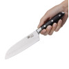 Vogue Tsuki Series 7 Santoku Knife Black 14.3cm