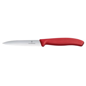 Victorinox Wavy Edge Paring Knife - Red 100cm