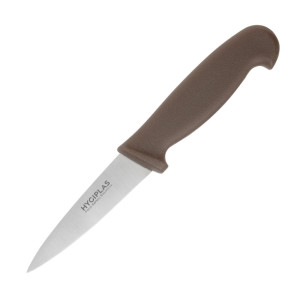 Hygiplas Paring Knife Brown 83mm