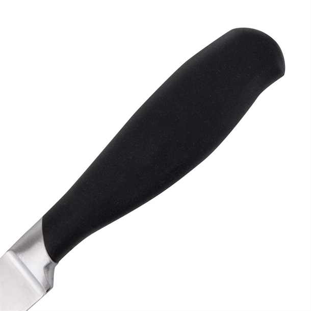 Vogue Soft Grip Paring Knife Black 85mm