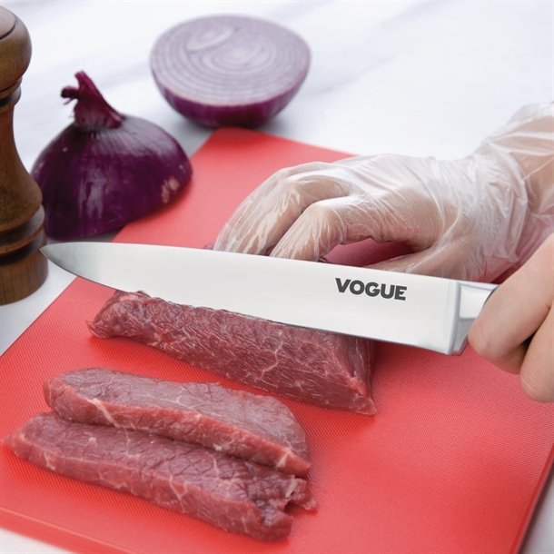 Vogue Soft Grip Carving Knife Black 195mm