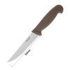 Hygiplas Vegetable Knife Serrated Brown 105mm