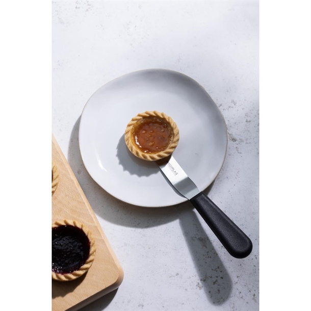 Hygiplas Palette Knife Angled Blade Black 100mm