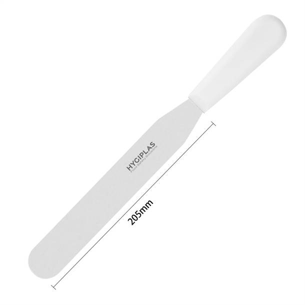 Hygiplas Straight Blade Palette Knife White 200mm