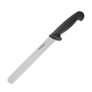 Hygiplas Bread Knife Black 200mm