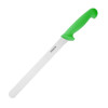 Hygiplas Slicer Serrated Green Knife 250mm