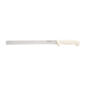 Hygiplas Serrated Slicer White 305mm