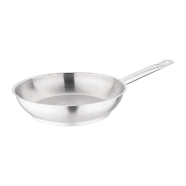 Vogue Stainless Steel Frying Pan 240mm