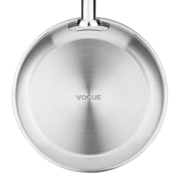 Vogue Stainless Steel Frying Pan 240mm