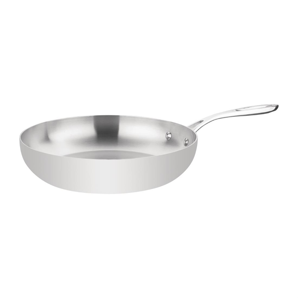 Vogue Stainless Steel & Aluminium Tri-Wall Frying Pan 280mm