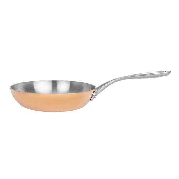 Vogue Copper Tri-Wall Frying Pan 200mm