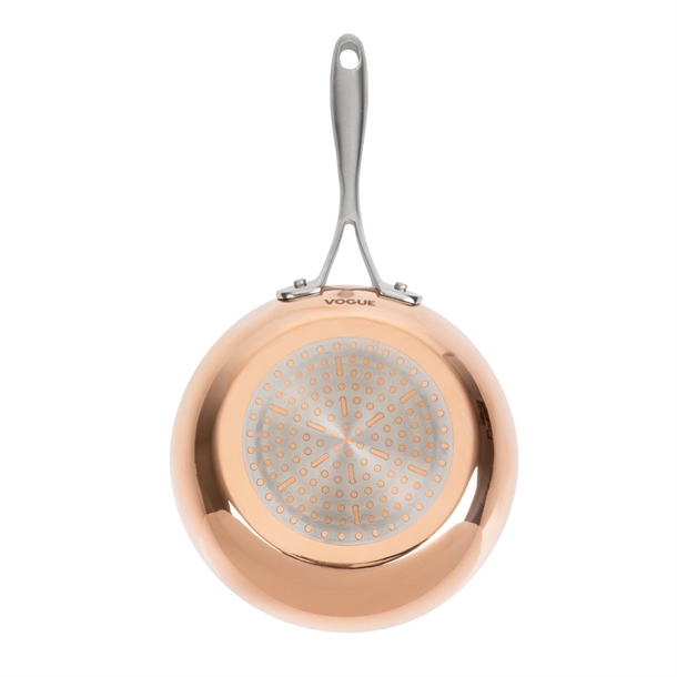 Vogue Copper Tri-Wall Frying Pan 200mm