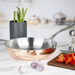 Vogue Copper Tri-Wall Frying Pan 280mm