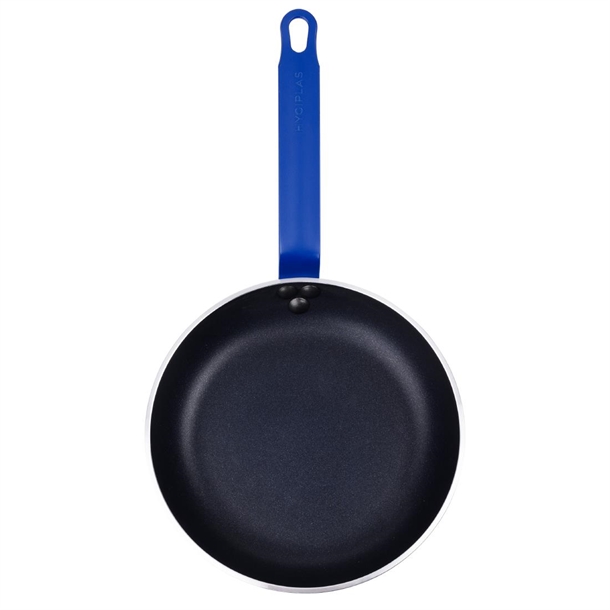 Hygiplas Aluminium Non-stick Teflon Platinum Plus Frying Pan with Blue Handle 24cm