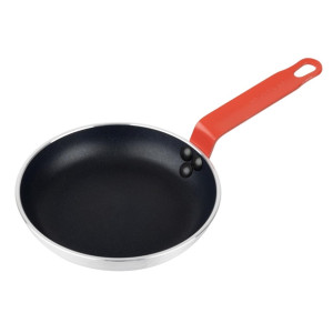 Hygiplas Aluminium Non-stick Teflon Platinum Plus Frying Pan with Red Handle 200mm