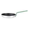 Hygiplas Aluminium Non-stick Teflon Platinum Plus Frying Pan Green Handle 20cm