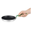 Hygiplas Aluminium Non-stick Teflon Platinum Plus Frying Pan Green Handle 20cm