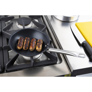 Vogue Stainless Steel Non-Stick Teflon Platinum Plus Frying Pan 200mm