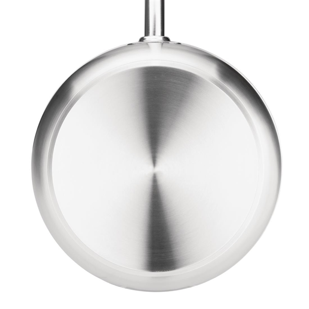 Vogue Stainless Steel & Aluminium Tri-Wall Frying Pan 240mm
