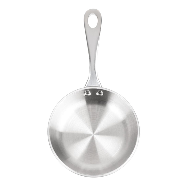 Vogue Stainless Steel & Aluminium Tri-Wall Mini Frying Pan 100mm